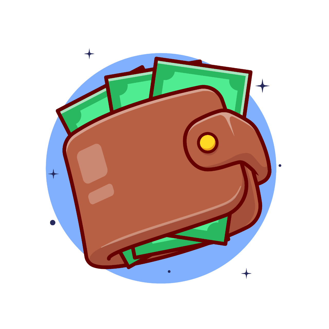 Digital Wallet Illustration